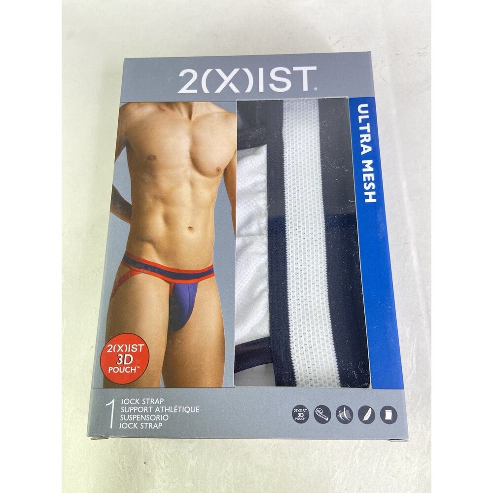2xist Ultra Mesh Jock Strap Jockstrap Underwear 3D Pouch Multicolor Mens Size S